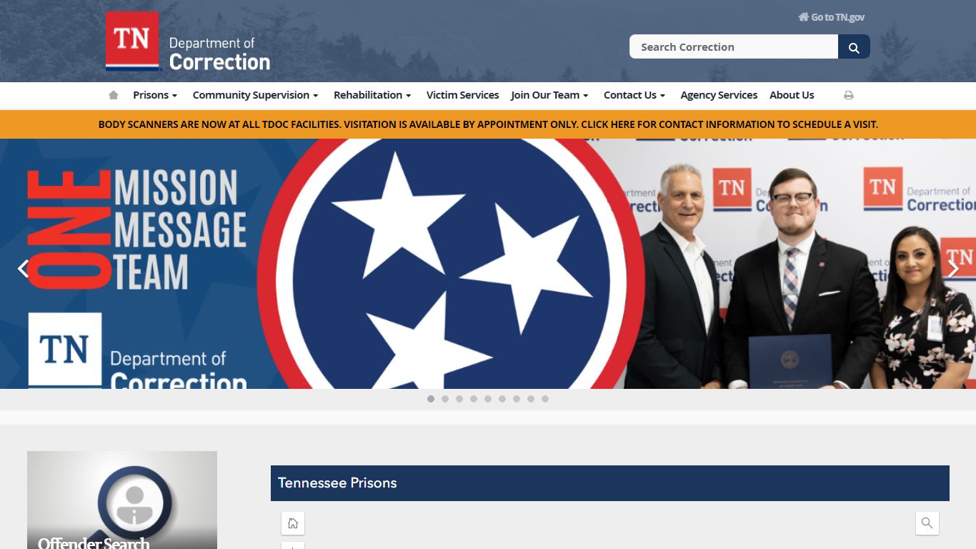 Department of Correction - TN.gov - Tennessee State Government